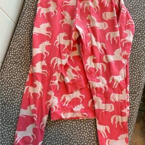 Tea collection Pink Horse Print Pajama Pants size 6